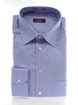 Classic Fit: Blue Single Cuff Shirt - Eton of Sweden  |  SamsTailoring Clothing