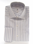 Robert Talbott Blue Stripes Dress Shirt R374005DS - View All Shirts | Sam's Tailoring Fine Men's Clothing