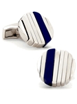 Tateossian London Lapis Rotating Discs Cufflinks CL0226 - Cufflinks | Sam's Tailoring Fine Men's Clothing