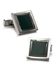 Tateossian London Framed Agate Square Cufflinks BTS-9572 - Cufflinks | Sam's Tailoring Fine Men's Clothing