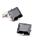 Tateossian London Jet Black Rock Candy Cufflinks BTS-9617 - Cufflinks | Sam's Tailoring Fine Men's Clothing