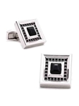 Tateossian London Square Onyx Tile Cufflinks CUF0781 - Cufflinks | Sam's Tailoring Fine Men's Clothing