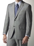 Hart Schaffner Marx Grey Mini-Herringbone Stripe Suit 165427828182 - Suits | Sam's Tailoring Fine Men's Clothing