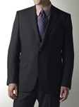 Hart Schaffner Marx Black Solid Smart Suit 14338981756S - Suits | Sam's Tailoring Fine Men's Clothing