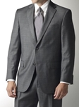 Hart Schaffner Marx Grey Windowpane Sharkskin Suit 132345825054 - Suits | Sam's Tailoring Fine Men's Clothing