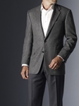 Hickey Freeman Black White Herringbone Sportcoat 005502004204 - Sportcoats | Sam's Tailoring Fine Men's Clothing