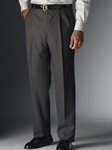 Hickey Freeman Tailored Clothing Medium Gray Tropical Trousers 055600002802 - Spring 2015 Collection Trousers | Sam's Tailoring Fine Men's Clothing