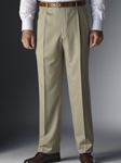 Hickey Freeman Tailored Clothing Taupe Gabardine Trousers 015604010802 - Trousers or Pants | Sam's Tailoring Fine Men's Clothing