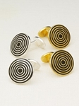 Hickey Freeman Spiral Cufflink 5603912R - Cufflink and Bag Accesories | Sam's Tailoring Fine Men's Clothing