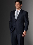 Modern Mahogany Collection Tonal Navy Plaid Suit A0111307008 - Sam's Tailoring Fine Men's Clothing