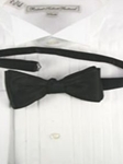 Robert Talbott Black Pre-Tied Bow Tie 010256B-01 - Formal Wear | Sam's Tailoring Fine Men's Clothing