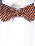 Robert Talbott Orange Classic 'to tie' Bow 001080A-04 - Bow Ties & Sets | Sam's Tailoring Fine Men's Clothing