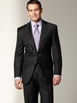 Hart Schaffner Marx Grey Solid Suit 198389863068 - Suits | Sam's Tailoring Fine Men's Clothing